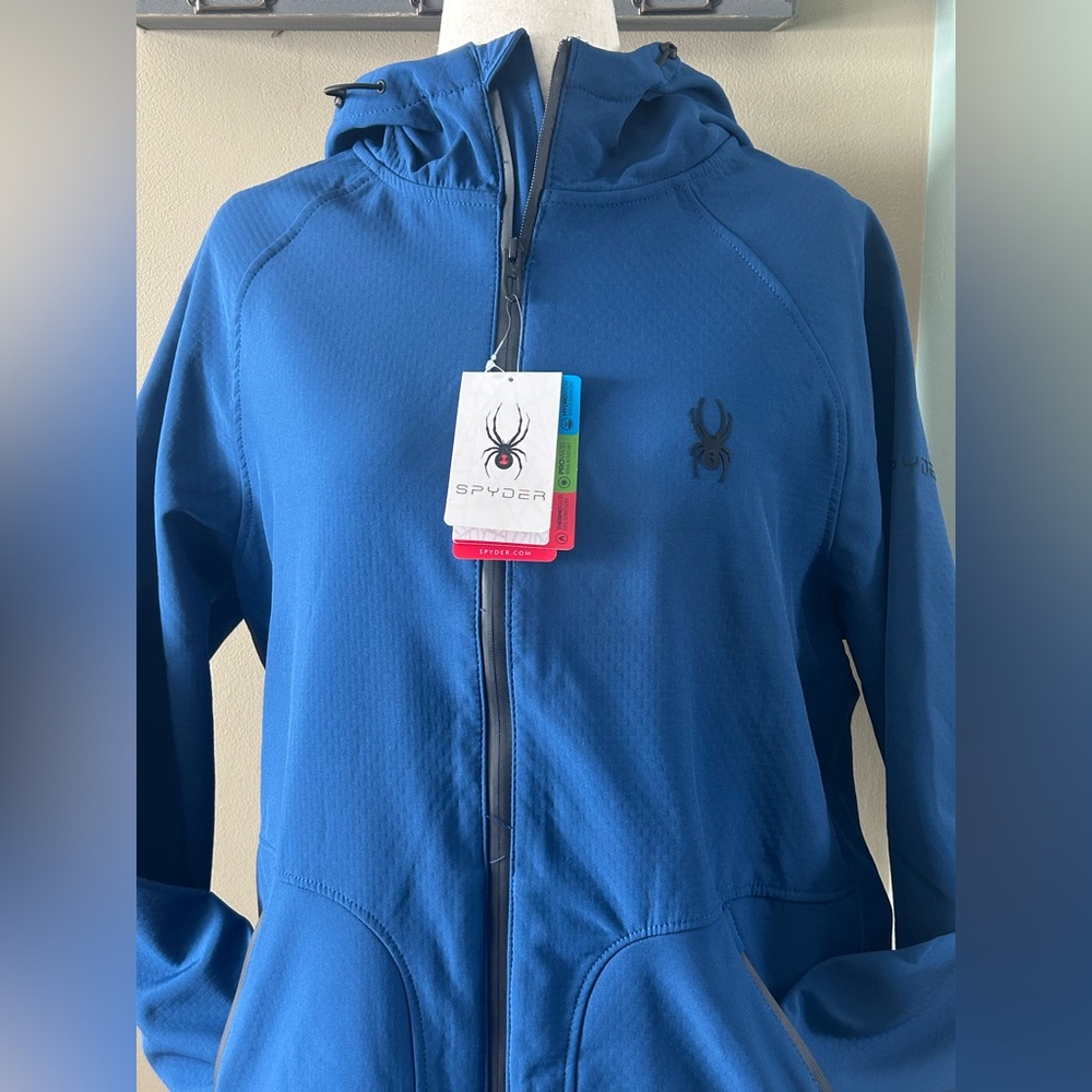 Spyder Blue Performance Jacket NWT - image 3
